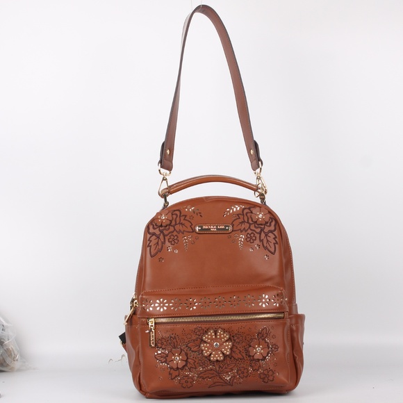 NICOLE LEE WESLEY FLORAL CUT OUT BACKPACK